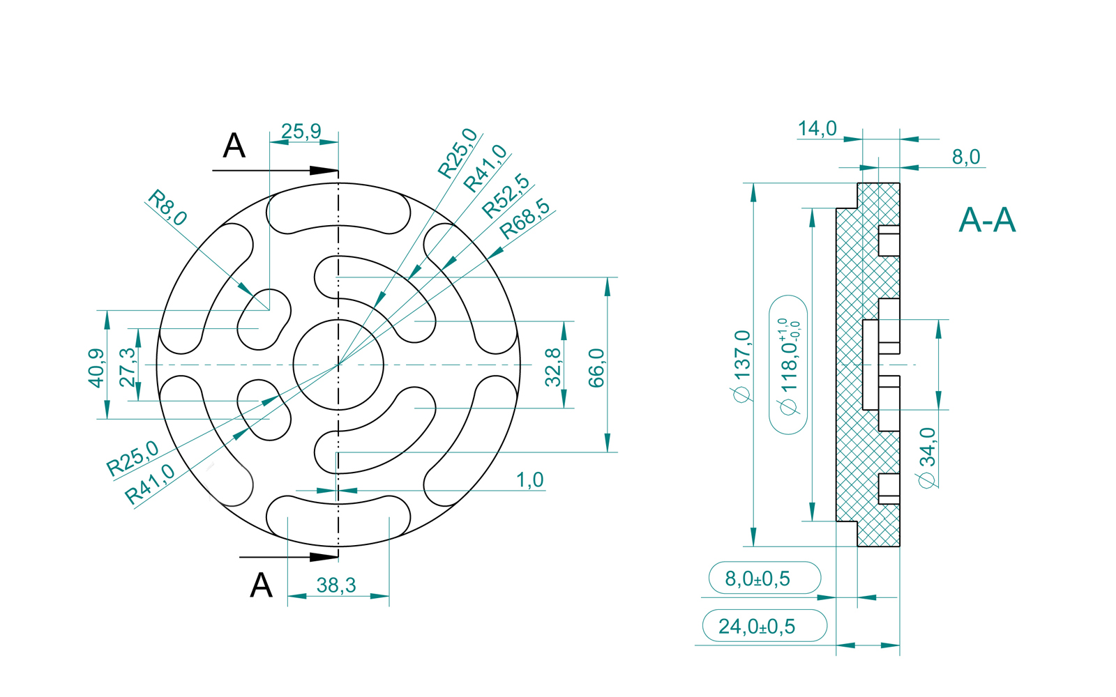 OEM rubber pad